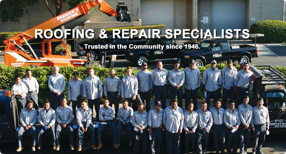 The Derrick's Roofing Team - Expert roofers proudly serving Santa Barbara, Goleta & Montecito, CA